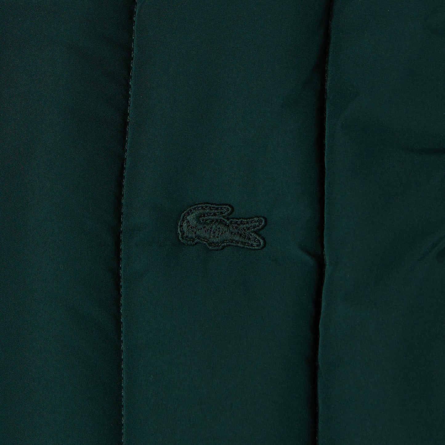 Lacoste Erkek Dik Yaka Koyu Yeşil Yelek