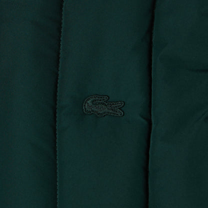 Lacoste Erkek Dik Yaka Koyu Yeşil Yelek