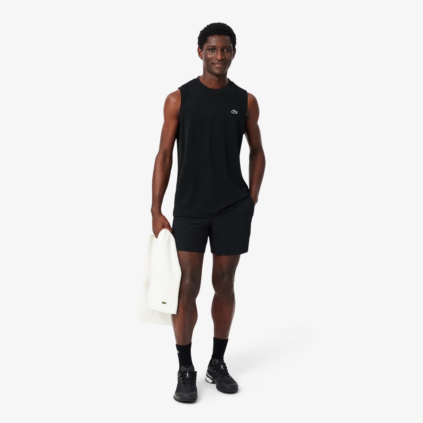 Lacoste Erkek Relaxed Fit Siyah Şort