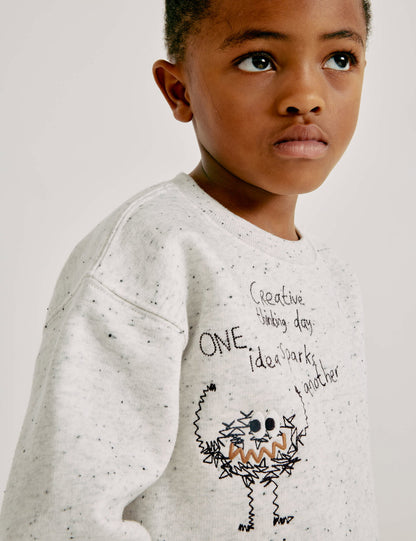 Desenli Çocuk Sweatshirt