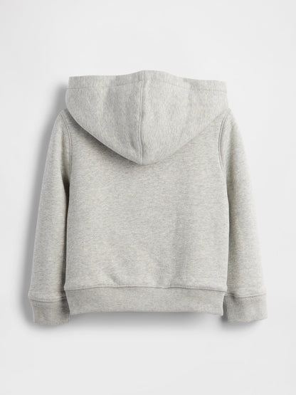Lacivert Logo Sherpa Fermuarlı Sweatshirt