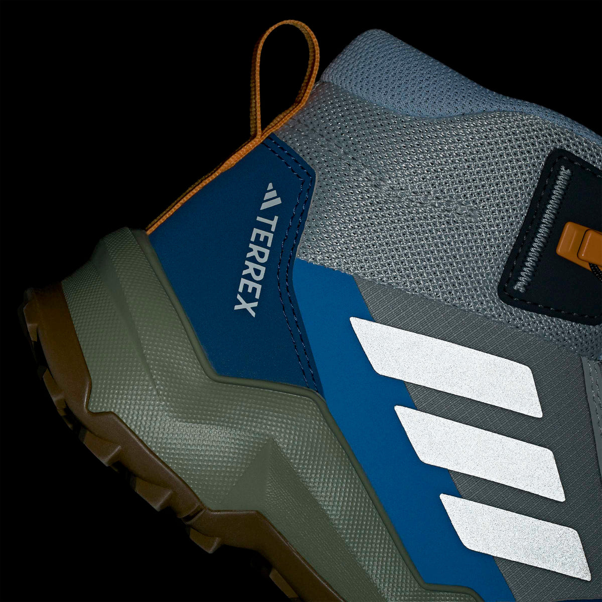 Adidas Terrex Ax4r Mid Sl Çocuk Gri Koşu Ayakkabısı