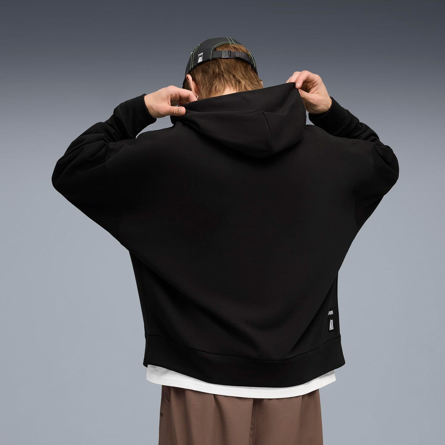 Puma X Ripndip Boxy Erkek Siyah Sweatshirt