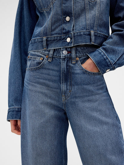 Mavi Gap × Victoria Beckham High Rise Arc Jean Pantolon