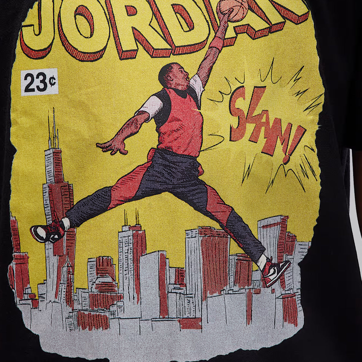 Jordan Dri-fit Comic Slam Çocuk Siyah T-shirt