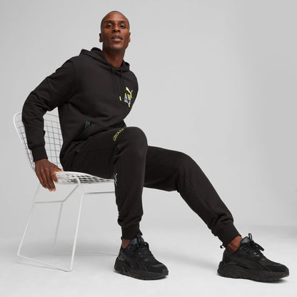 Puma Brand Love Graphic Erkek Siyah Sweatshirt