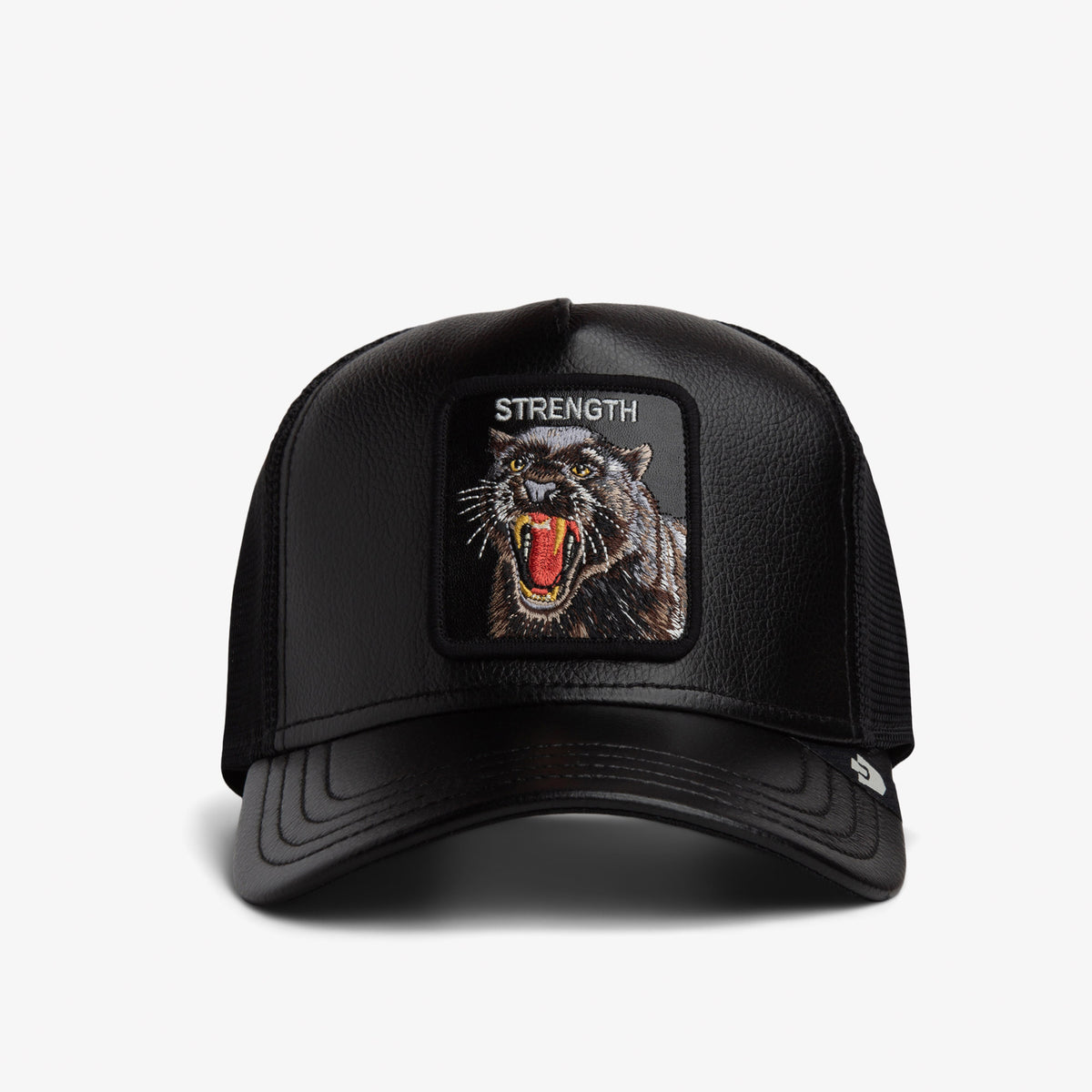 Goorin Bros Faux Leather Panther Unisex Siyah Şapka