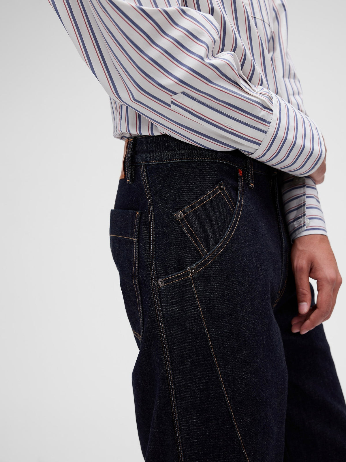 Koyu Mavi Gapstudio Seamed Straight Jean Pantolon