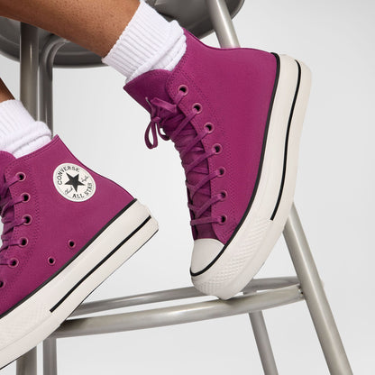 Converse Chuck Taylor All Star Lift Unisex Mor Süet Platform Sneaker