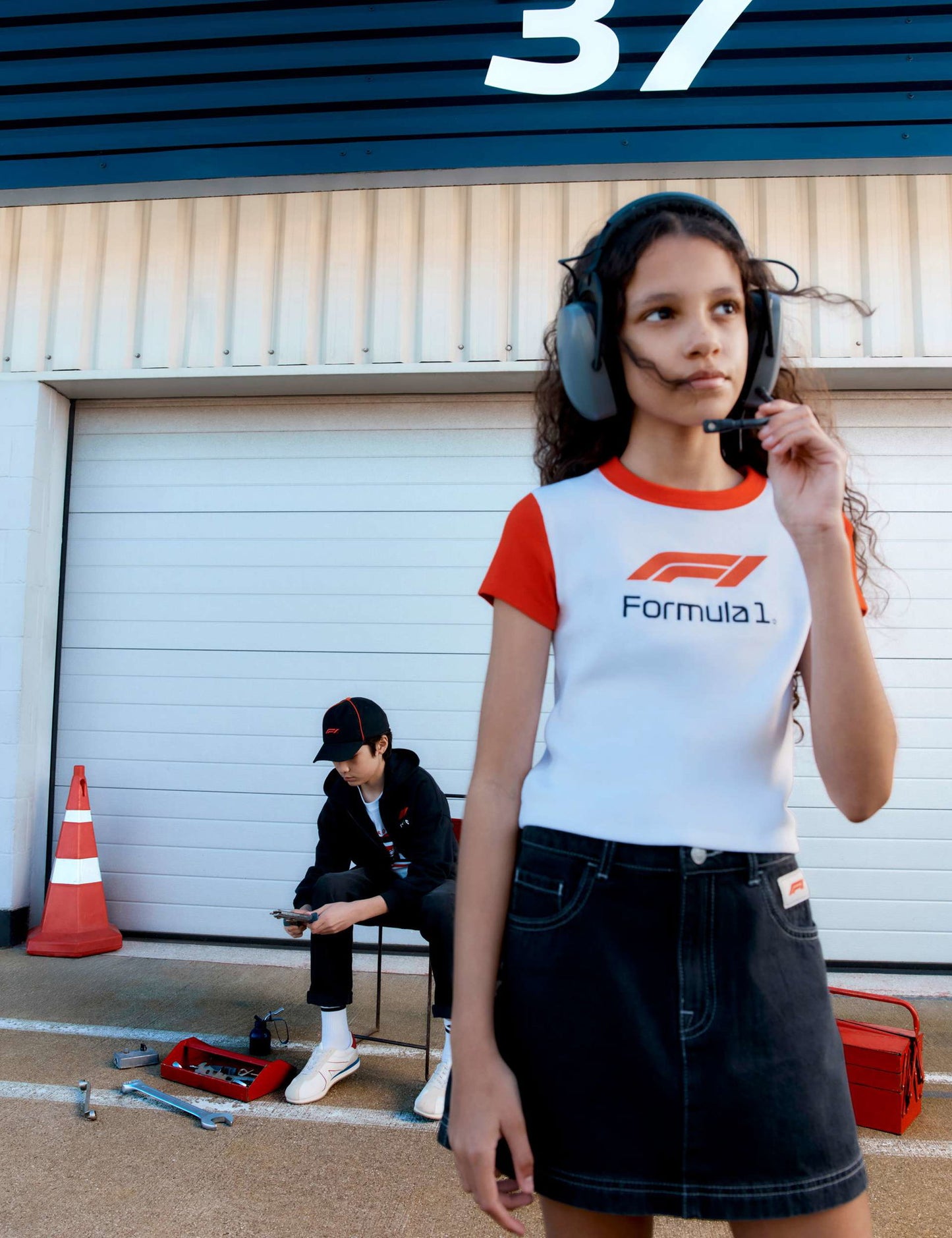 F1 Pamuklu T-shirt