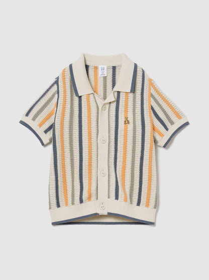 Turuncu Polo Yaka Triko T-shirt