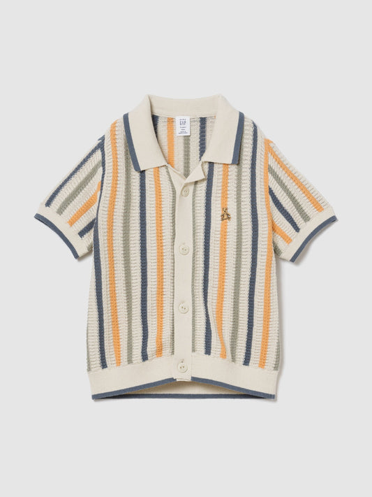 Turuncu Polo Yaka Triko T-shirt