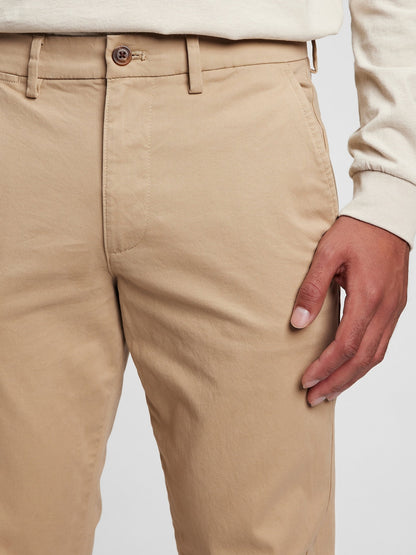 Açık Kahverengi Slim Khaki Pantolon