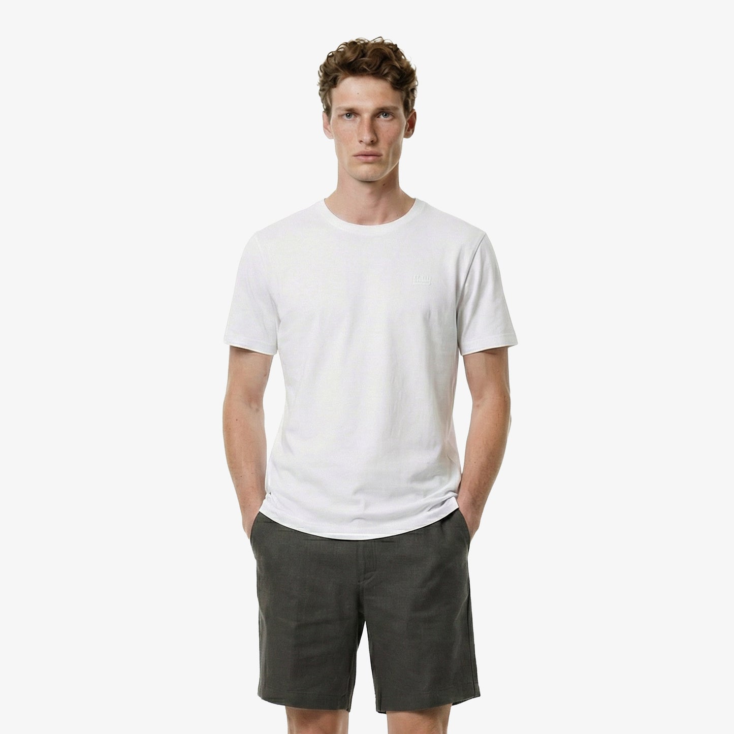 Ucla Regular Fit Erkek Beyaz T-shirt