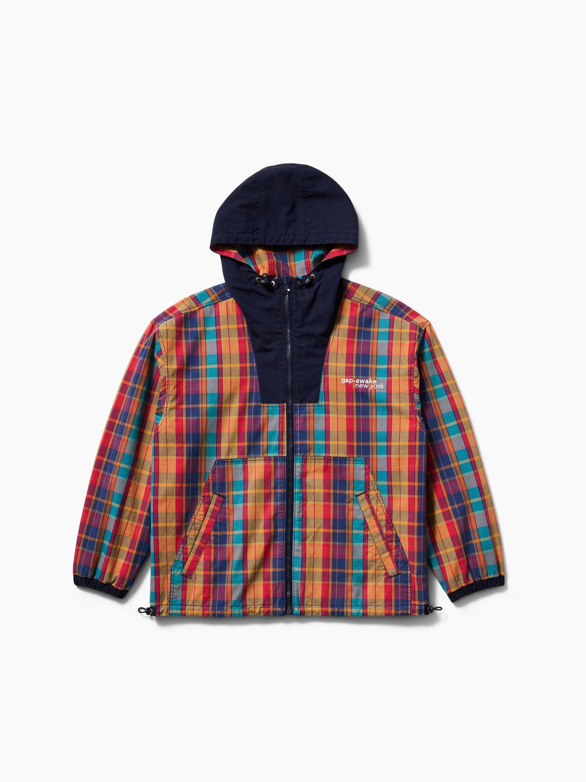 Çok Renkli Gap × Awake Ny Oversized Çift Taraflı Kanvas Ceket