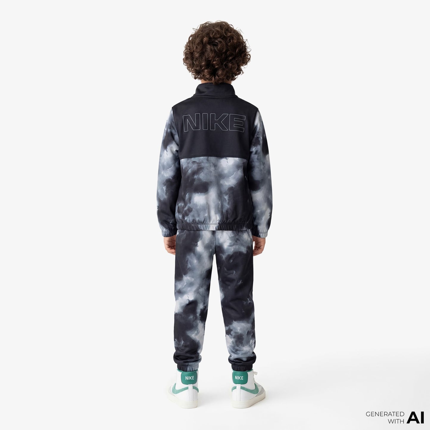 Nike Sportswear Dri Fit Futura Çocuk Gri Eşofman Takımı