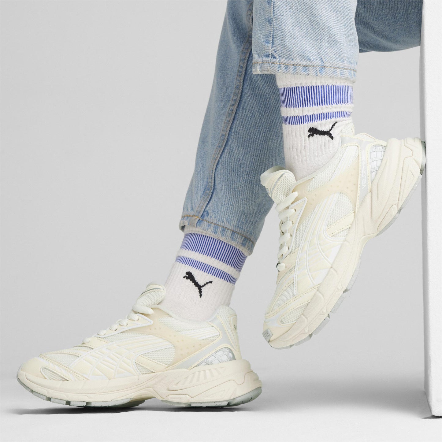 Puma Velophasis Always On Unisex Gri Spor Ayakkabı