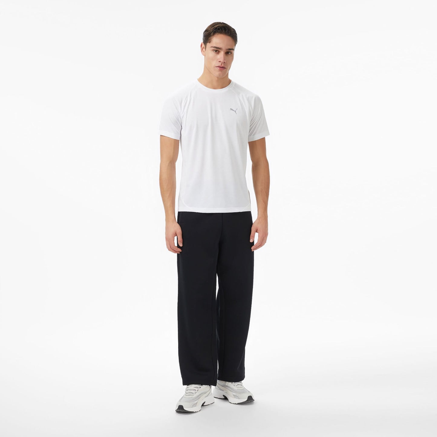 Puma Evostrıpe Erkek Beyaz T-shirt