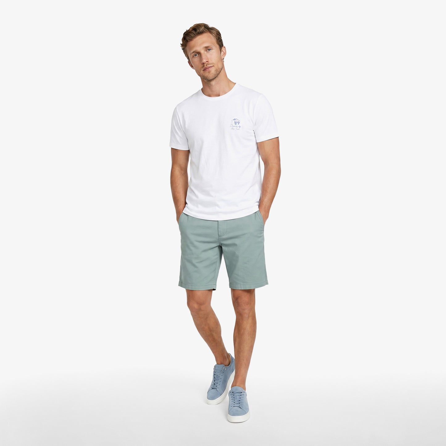 Nautica Regular Fit Erkek Beyaz T-shirt