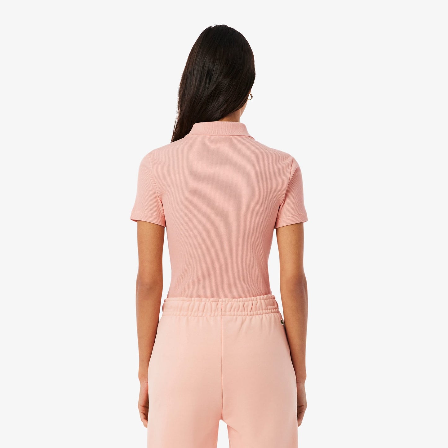 Lacoste Kadın Slim Fit Pembe Polo