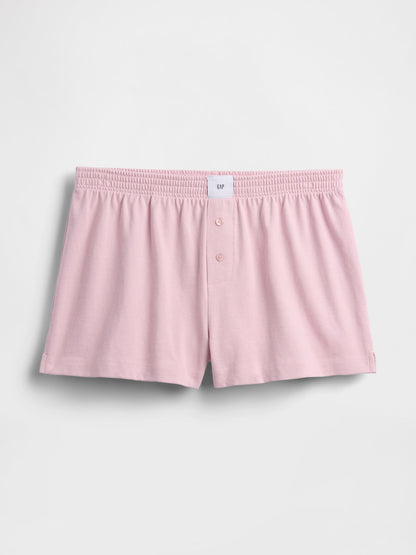 Açık Pembe Boxer Pijama Şort