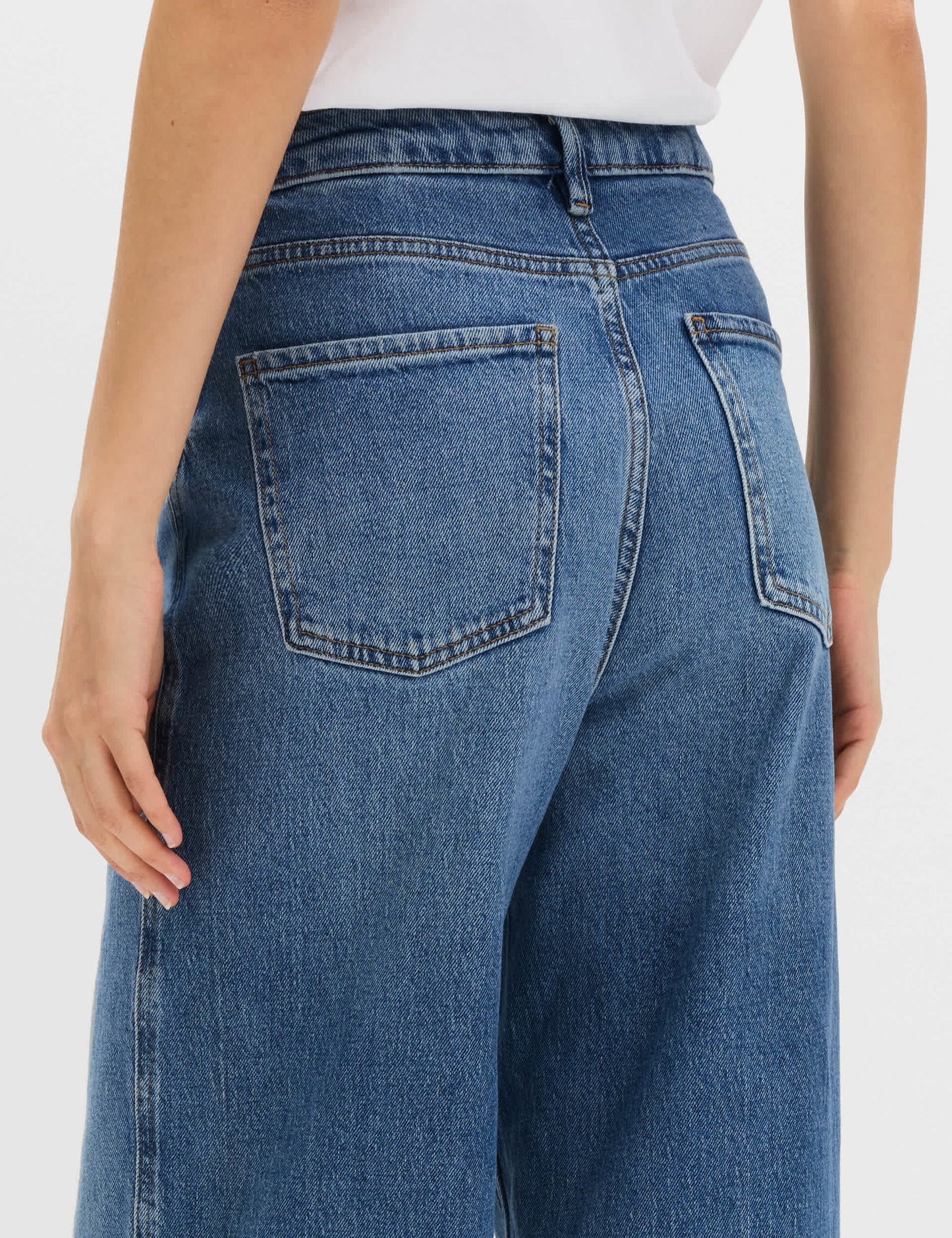 Yüksek Bel Carrot Leg Jean Pantolon