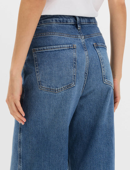 Yüksek Bel Carrot Leg Jean Pantolon