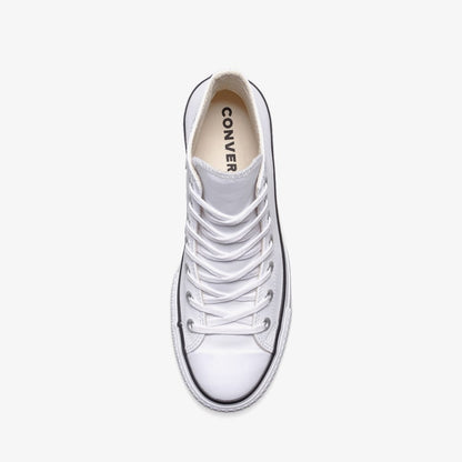 Converse Chuck Taylor All Star Lift Hi Deri Unisex Beyaz Sneaker