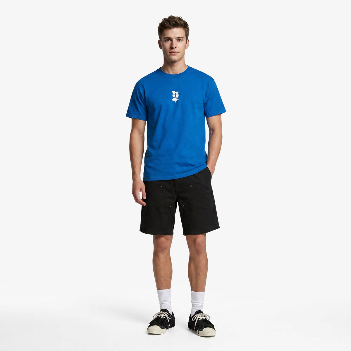 Huf Set Megablast Erkek Mavi T-shirt