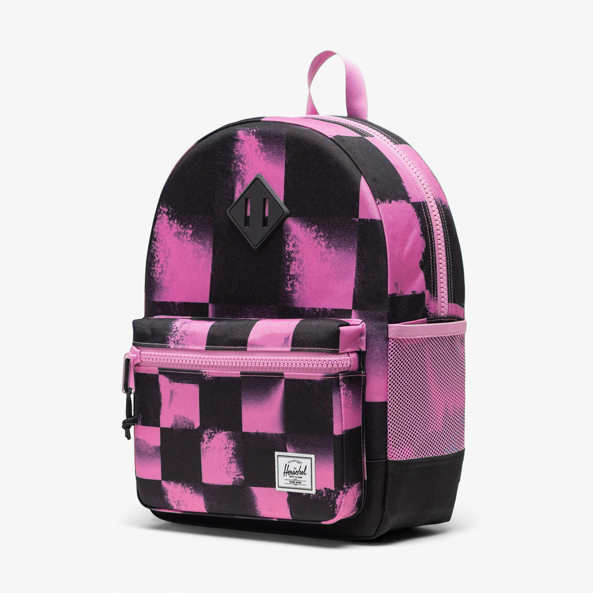 Herschel Supply Co Heritage Checkered Çocuk Siyah/pembe Sırt Çantası
