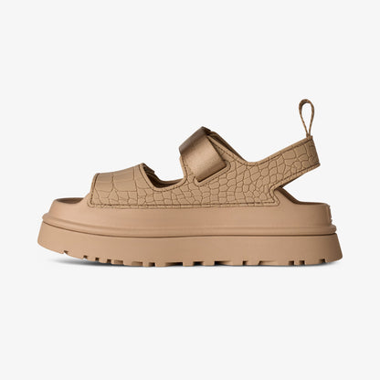 Ugg Goldenglow Embossed Kadın Krem Sandalet
