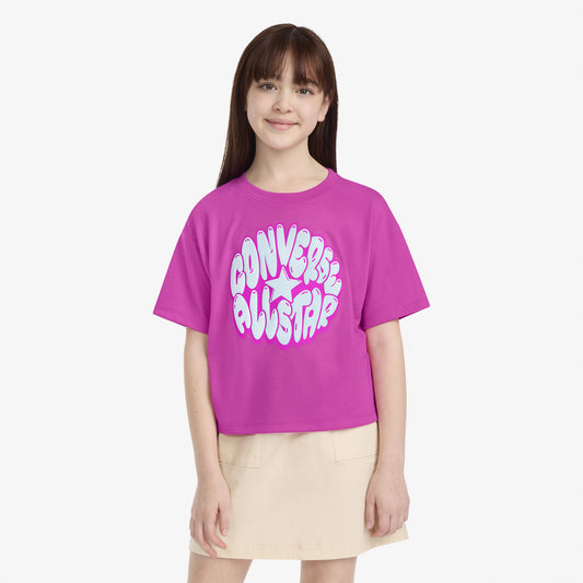 Converse Wider Leg Cargo Çocuk Mor T-shirt