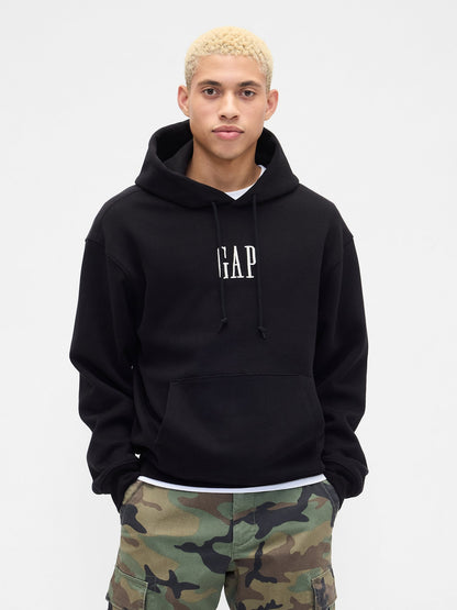 Siyah Vintagesoft Oversized Gap Mini-logo Sweatshirt