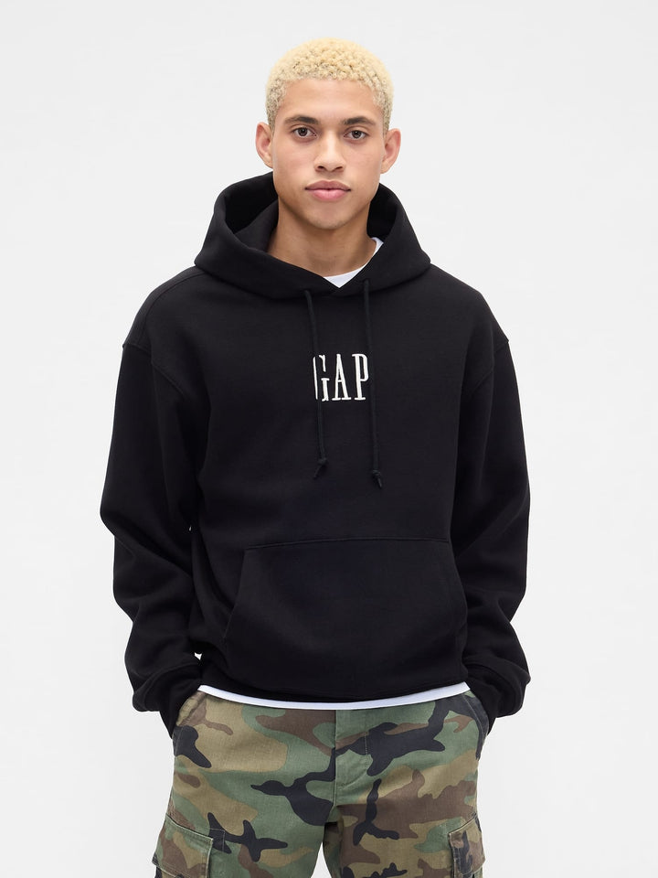 Koyu Kırmızı Vintagesoft Oversized Gap Mini-logo Sweatshirt