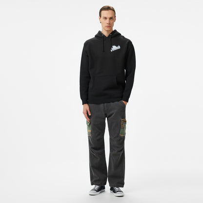 The Hundreds Blurred Slant Pullover Erkek Siyah Sweatshirt