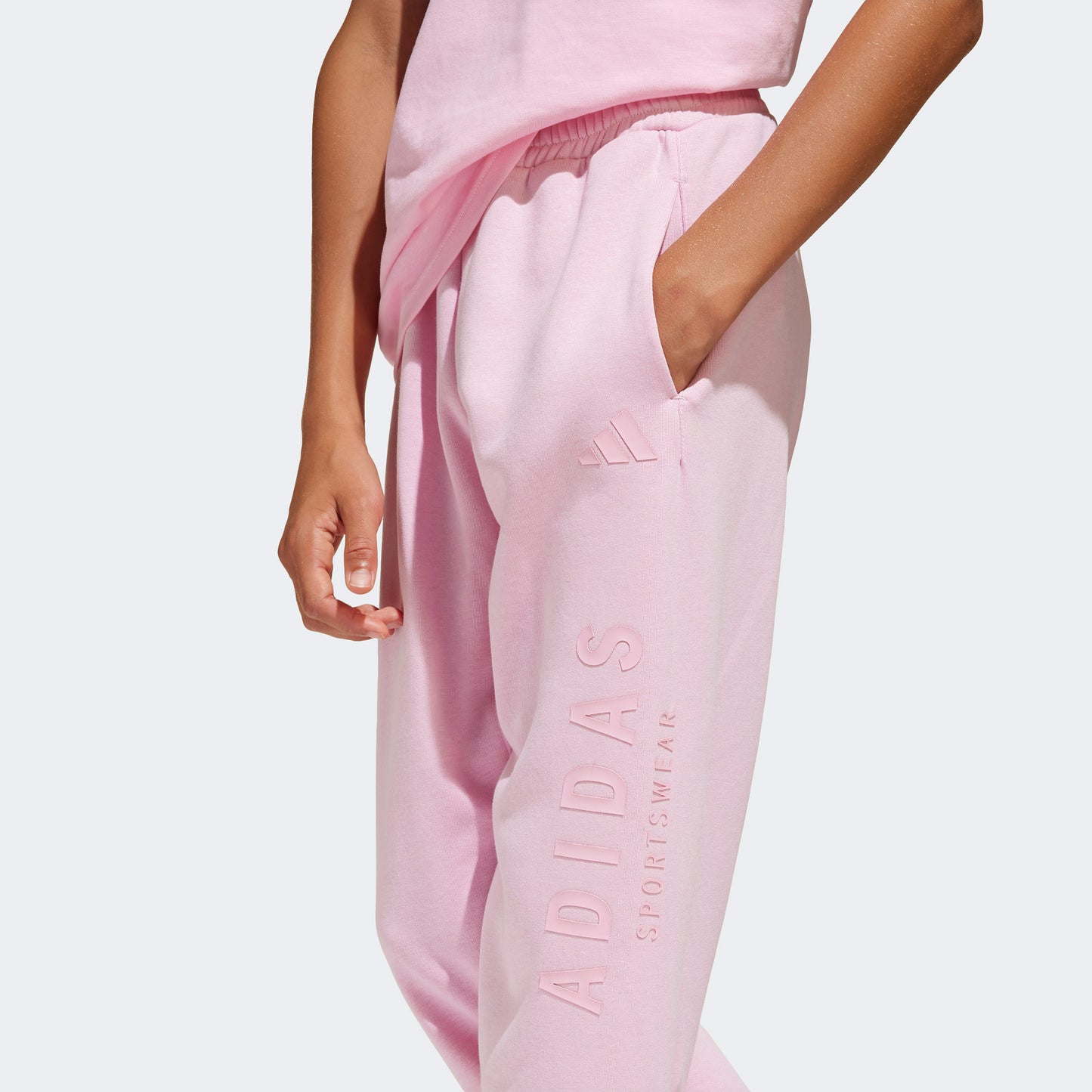 Adidas All Season Gfx Çocuk Pembe Eşofman Altı
