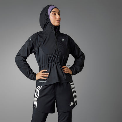 Adidas Running Ultimate Kadın Siyah Koşu Ceketi
