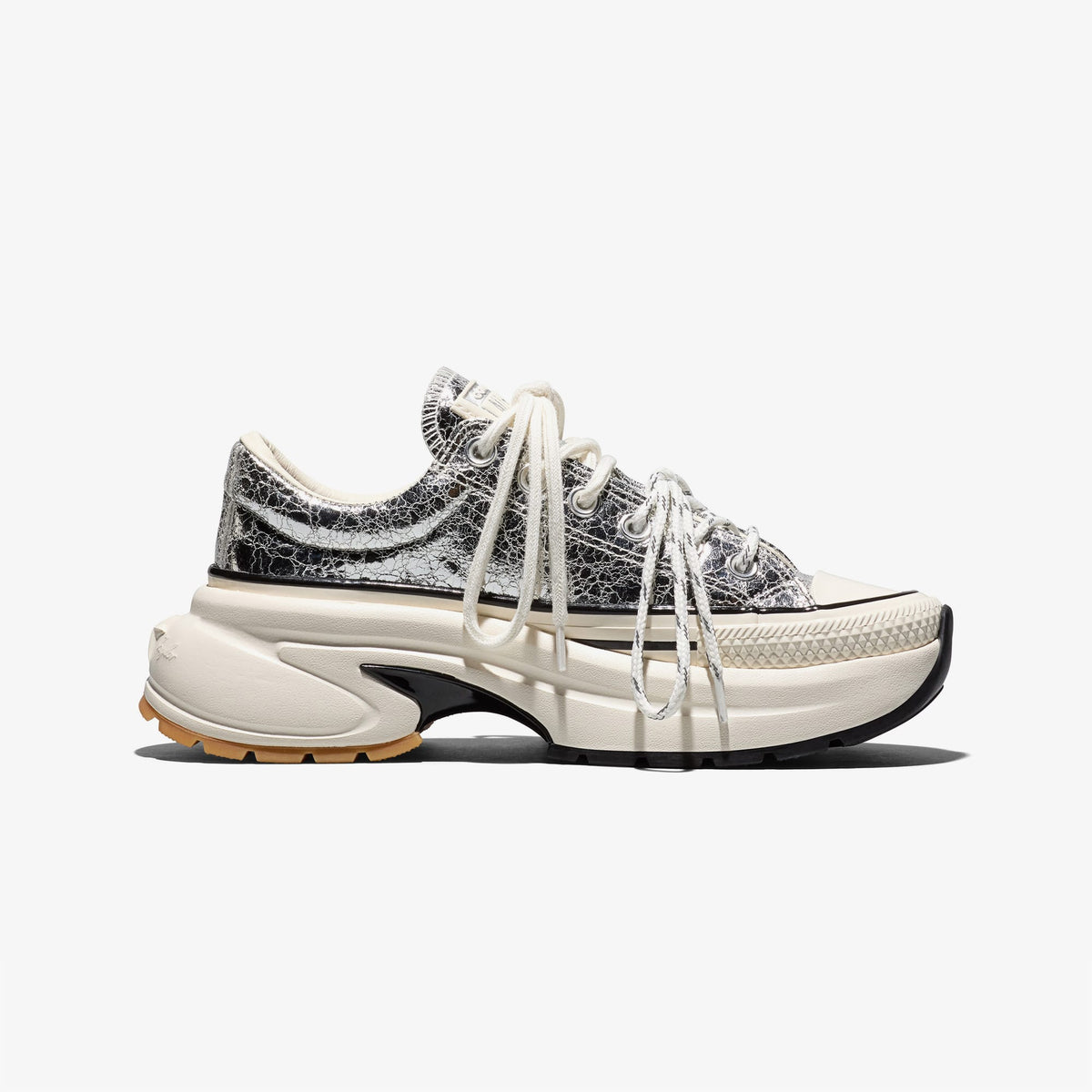 Converse Run Star Crush Metalik Unisex Gri Sneaker