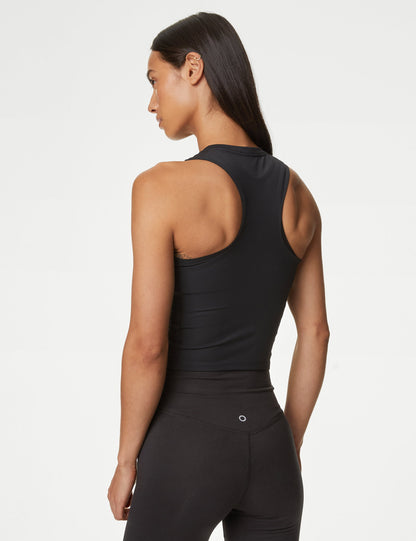 Fitted Fit Crop Sporcu Üstü