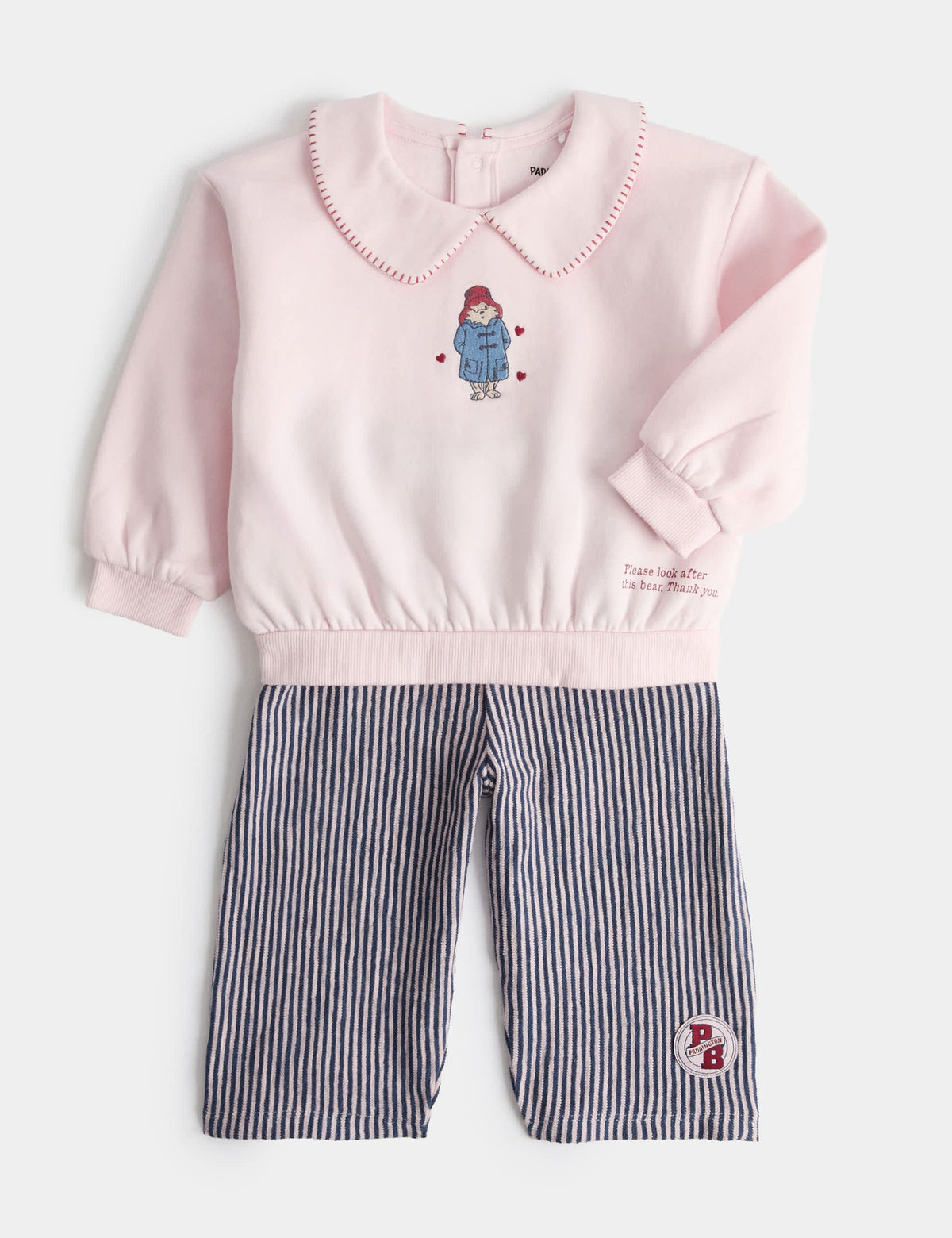 Paddington Nakışlı Bebek Sweatshirt Ve Pantolon Takımı