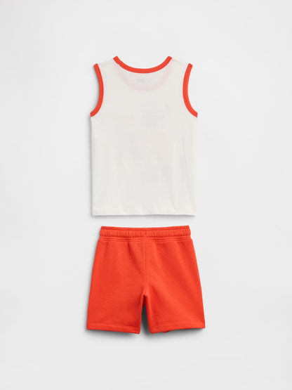 Turuncu Spider-man Two-piece Outfit Set
