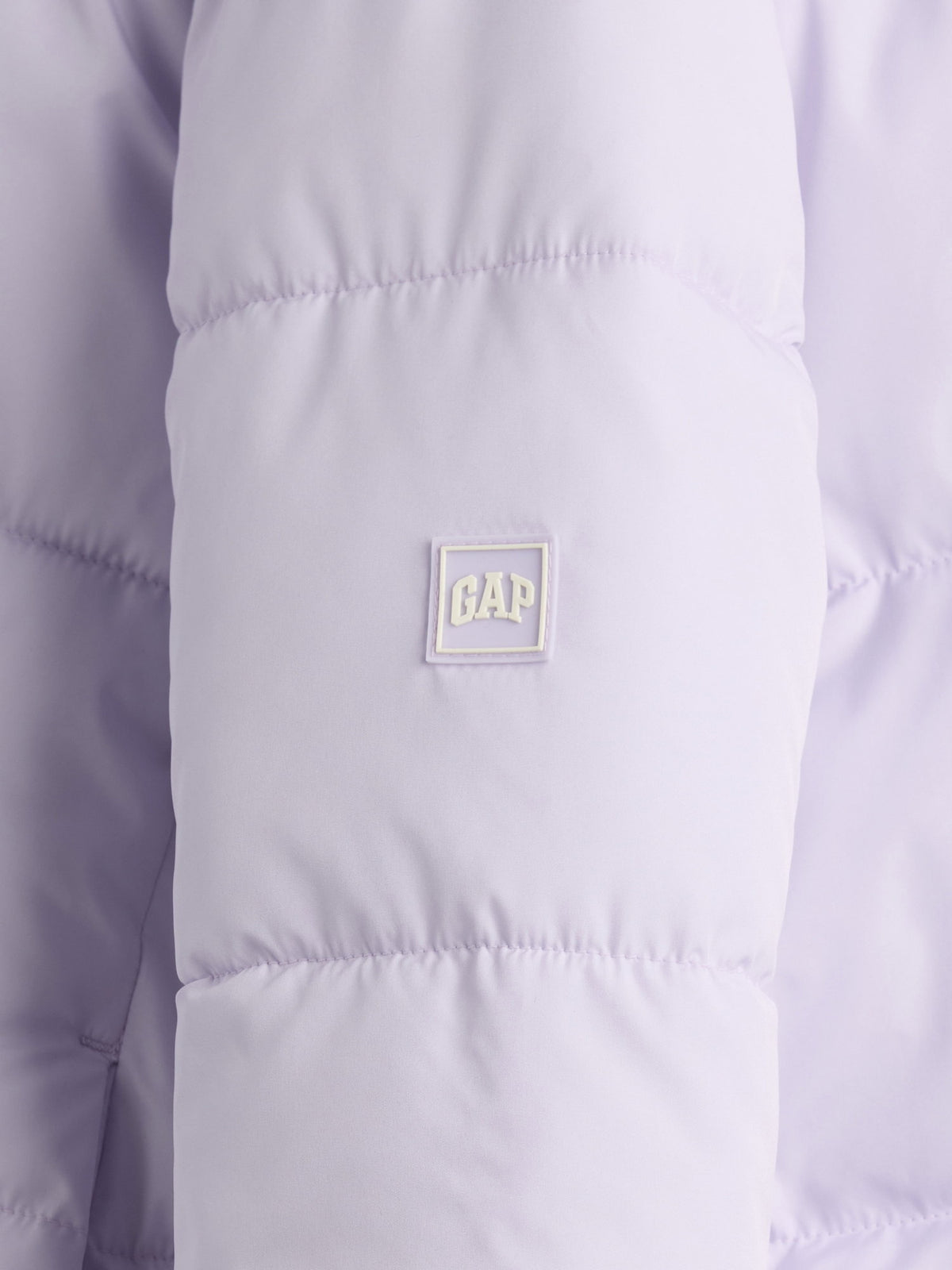 Lila Şişme Puffer Mont