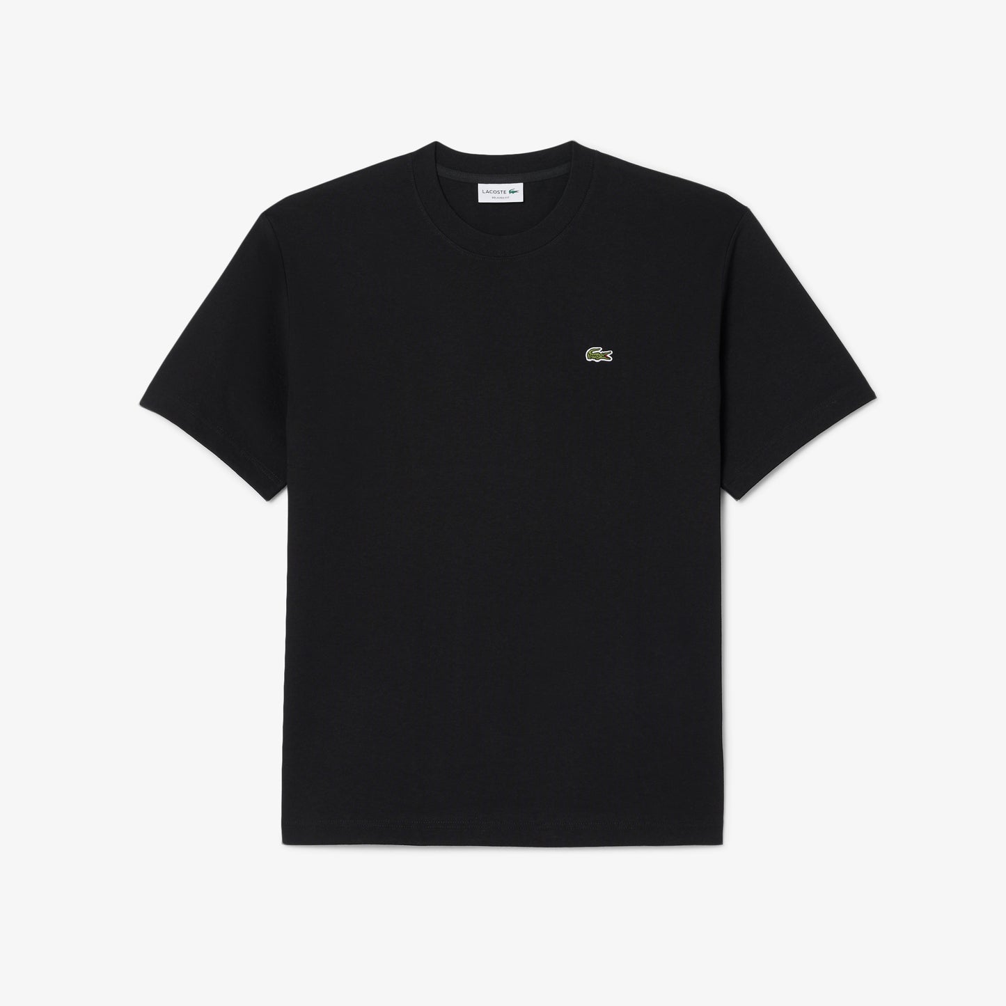 Lacoste Erkek Relaxed Fit Bisiklet Yaka Siyah T-shirt