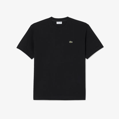 Lacoste Erkek Relaxed Fit Bisiklet Yaka Siyah T-shirt