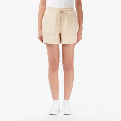 Lacoste Relaxed Fit Kadın Bej Şort
