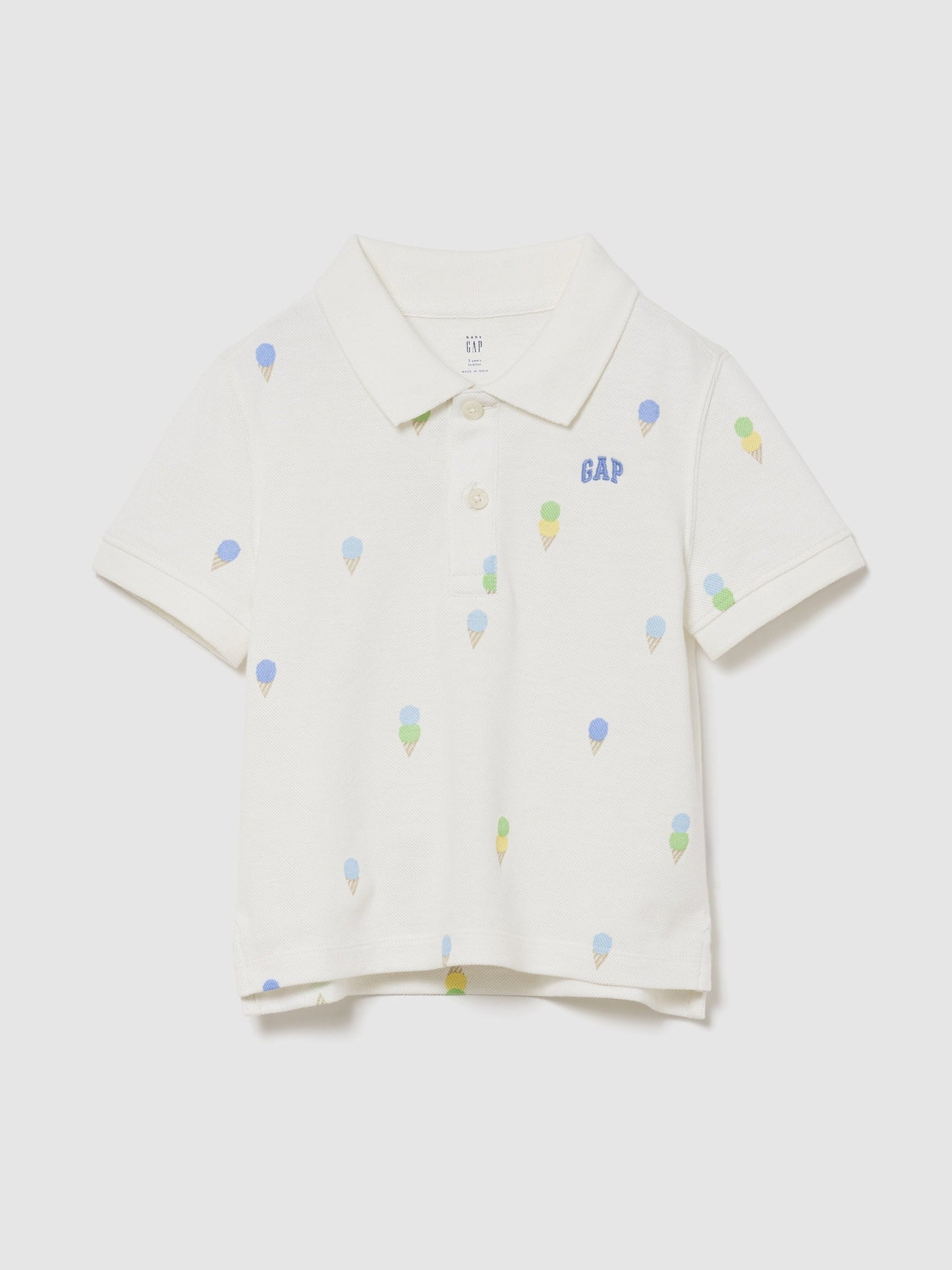 Beyaz Pique Polo T-shirt
