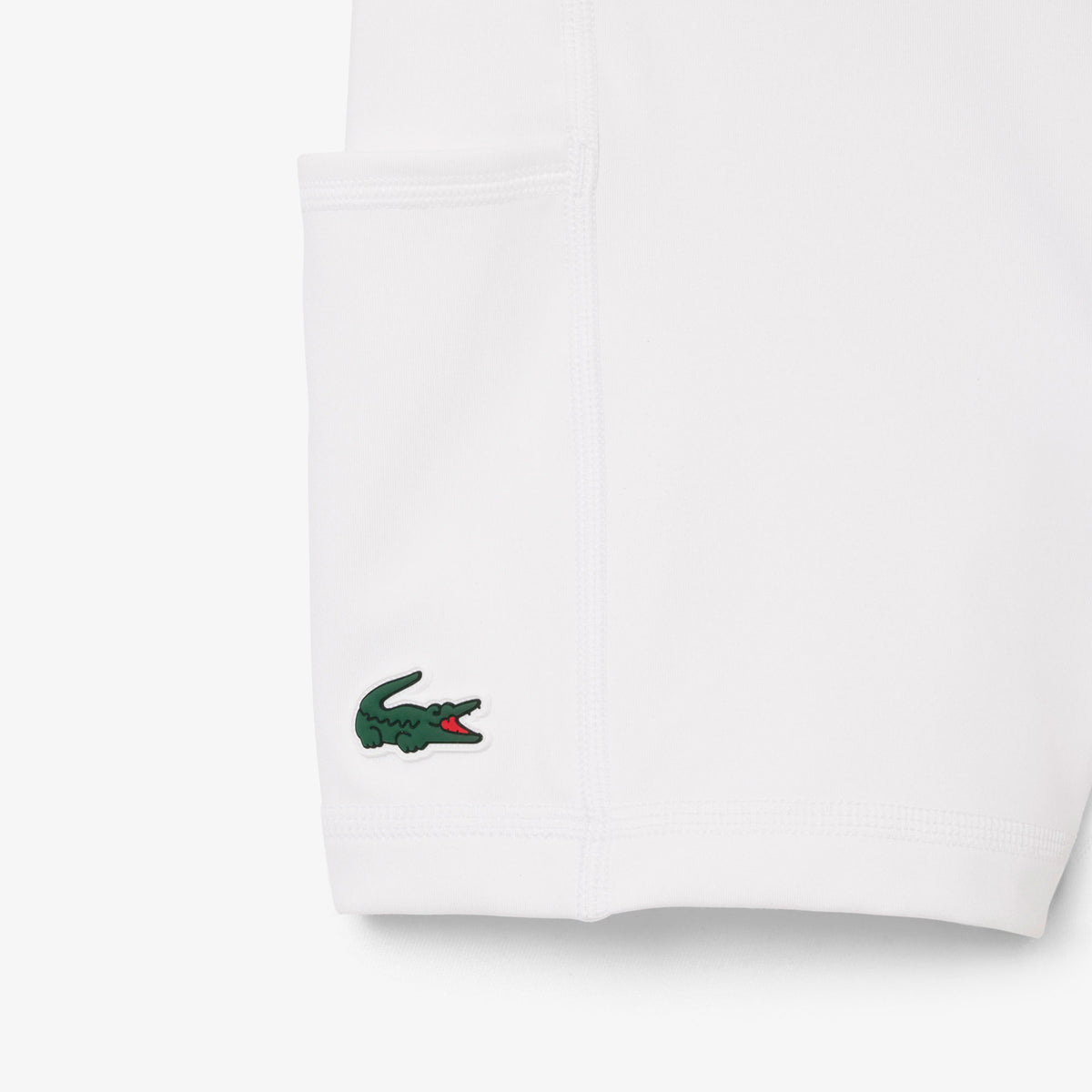 Lacoste Sport Kadın Slim Fit Kolsuz Polo Yaka Beyaz Elbise