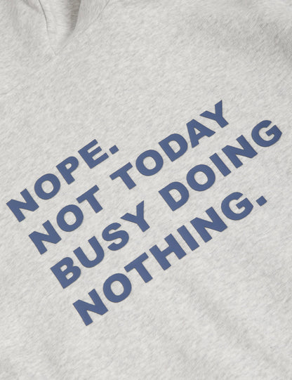 Pamuklı Slogan Desenli Sweatshirt