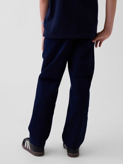 Lacivert Uniform Stretch Loose Khaki Pantolon