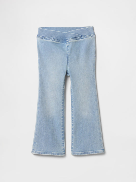 Açık Mavi Bebek & Küçük Çocuk Denim Flare Jeggings